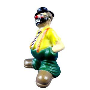 Sad Clown Cake Topper Vintage Wilton 1977 1316 Hong Kong Hard Plastic 4 Inch